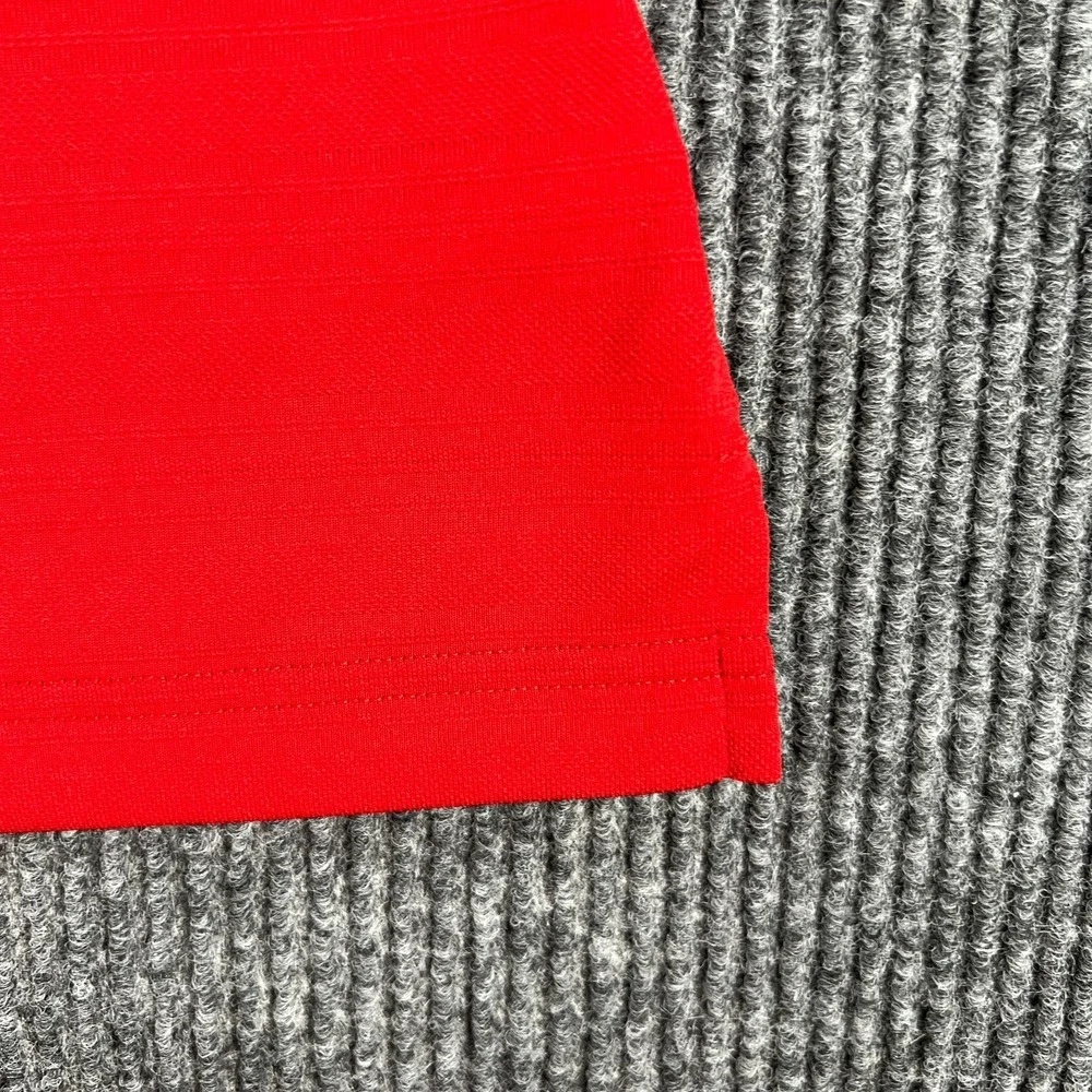 Adidas Polo Shirt Womens Small Red Short Sleeve Climalite Tennis Golf Pickleball